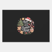 これはクリスマスの私のお気に入りのこと少し ラッピングペーパーシート (正面)