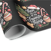 これはクリスマスの私のお気に入りのこと少し ラッピングペーパー (ロールコーナー)