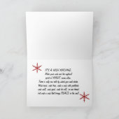 これはクリスマスカードではありません シーズンカード (内部)