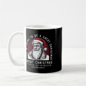 これはクリスマス素晴らし切り株だ コーヒーマグカップ (左)