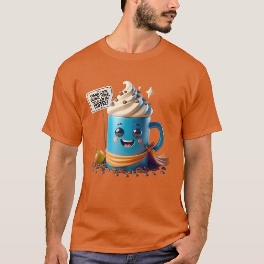 これはコーヒーの仕事だ！ Tシャツ (正面)