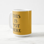 これはコーヒーマグではない コーヒーマグカップ (正面左)