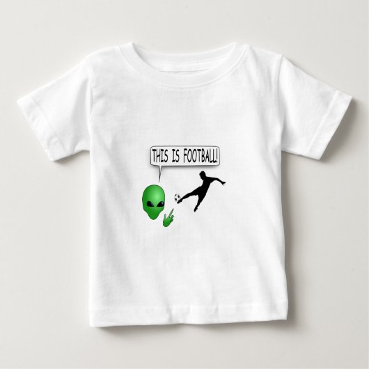 これはサッカーだ ベビーTシャツ (正面)