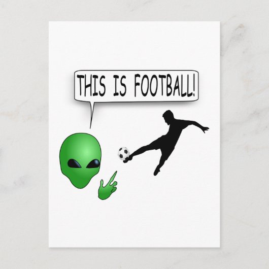 これはサッカーだ ポストカード (正面)