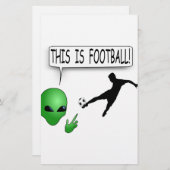 これはサッカーだ 便箋 (正面/裏面)