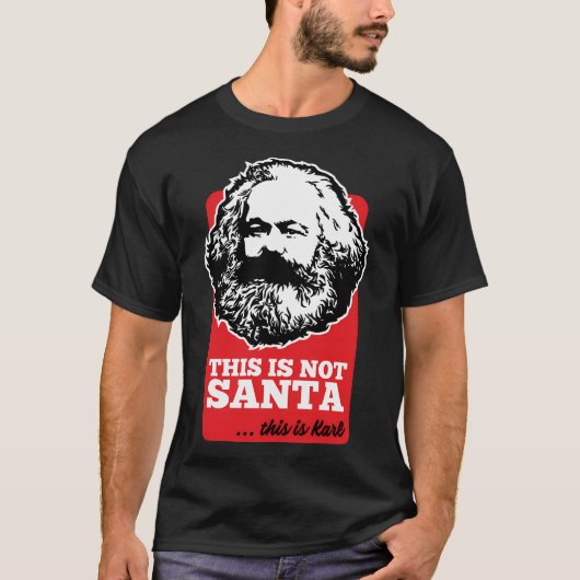 これはサンタではない – これはカールだ Tシャツ (正面)