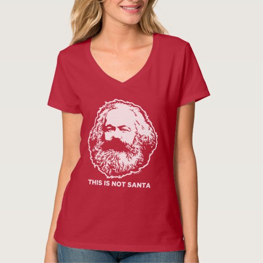 これはサンタのワイシャツではないです Tシャツ (正面)