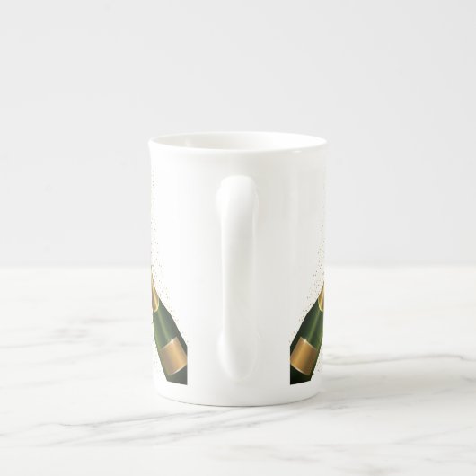 これはシャンパン磁器コーヒーマグかもしれない – おもしろい ボーンチャイナマグカップ (裏面)