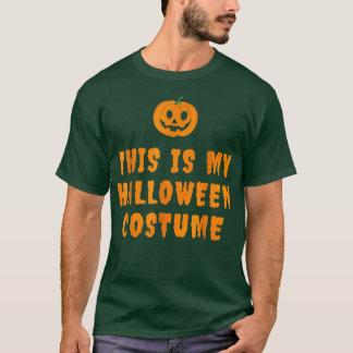 これはジャック・o・ラントと私の怠惰なハロウィーンの衣装だ tシャツ