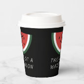 これはスイカではない – パレスティナスイカ 紙コップ (左)