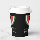 これはスイカではない – パレスティナスイカ 紙コップ (右)