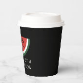 これはスイカではない – パレスティナスイカ 紙コップ (左)