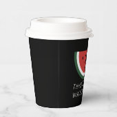 これはスイカではない – パレスティナスイカ 紙コップ (右)