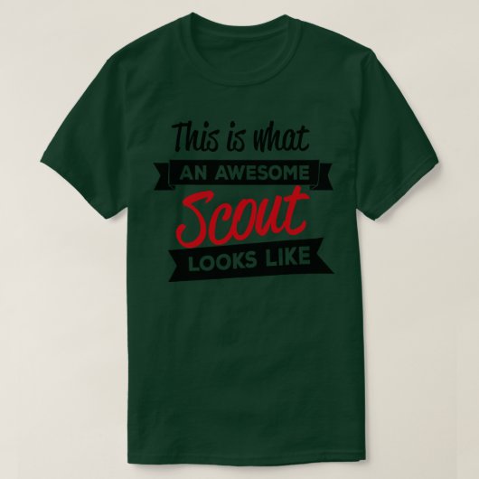 これはスカウトの様子だ Tシャツ (デザイン正面)
