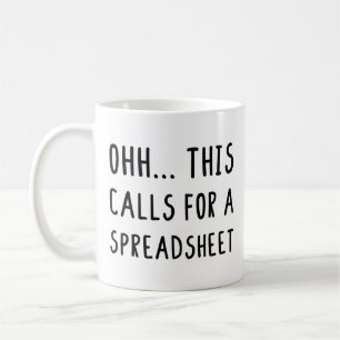 これはスプレッドシート、Accountantを呼びおもしろい出す コーヒーマグカップ
