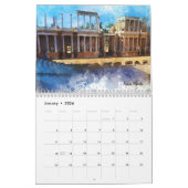 これはスペイン – マドリードとバルセロナの向こうにある カレンダー (1月 2026)