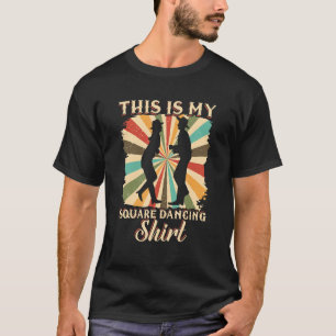 これはダンサーの男性の踊りのための私の正方形の女性である Tシャツ