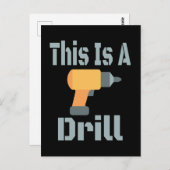 これはドリルおもしろい ポストカード (正面/裏面)