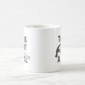 これはドリルではない コーヒーマグカップ (中央)