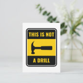 これはドリルハンマーツール葉書ではない ポストカード (スタンド正面)