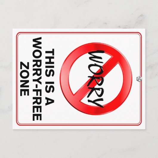 これはノーリクエアゾーンだ! ポストカード (正面)