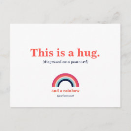これはハグ虹モダンだ ポストカード