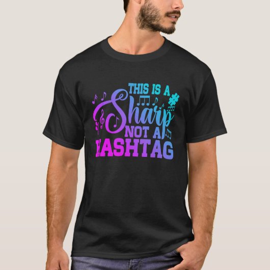 これはハッシュタグではない鋭い Tシャツ (正面)