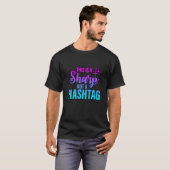 これはハッシュタグではない鋭い Tシャツ (正面フル)