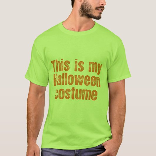 これはハロウィンの私の衣裳です Tシャツ (正面)
