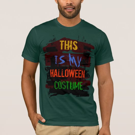 これはハロウィンの私の衣裳です Tシャツ (正面)