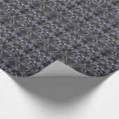 これはハロウィンの~の幽霊のよく出るなダマスク織です ラッピングペーパー (角)