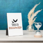 これはハロウィン  フォトプラーク (側面)