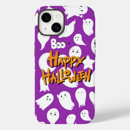 これはハロウィーンのかわいいケースだ。 Case-Mate iPhoneケース (裏面)