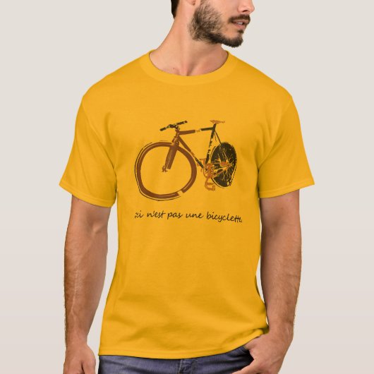 これはバイクではないです Tシャツ (正面)