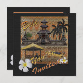 これはバリです 招待状 (正面/裏面)