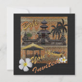 これはバリです 招待状 (正面)