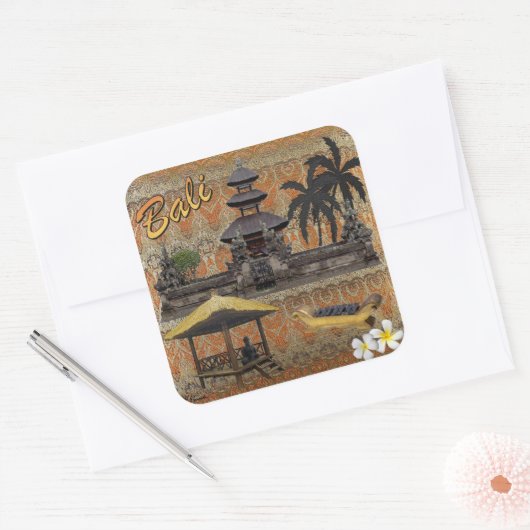 これはバリ島 スクエアシール (封筒)