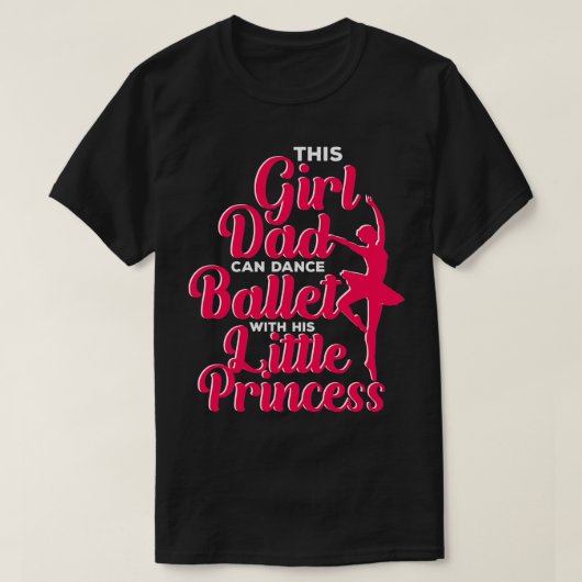 これはバレエ団を踊ることができる Tシャツ (デザイン正面)