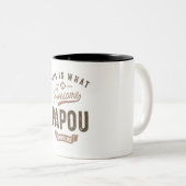 これはパパの素晴らし外見だ ツートーンマグカップ (正面右)