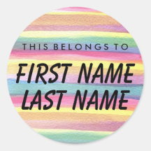 これはパーソナライズされた丸ステッカーのものだ