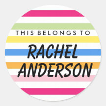 これはパーソナライズされた丸ステッカーのものだ