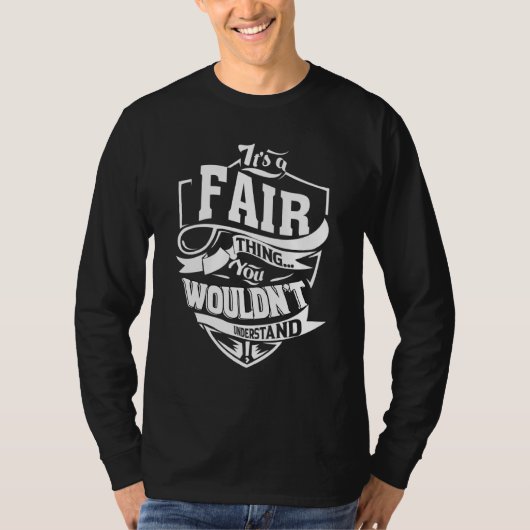 これはフェアなこと Tシャツ (正面)