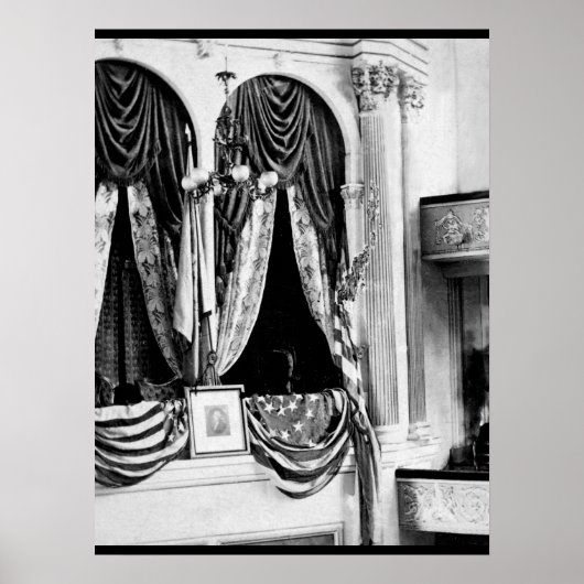 これはフォード劇場のプライベートボックス洗濯物 ポスター (正面)