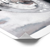 これはブラックサンシャイン:ヴィンテージマスタングカーアート ポスター (角)