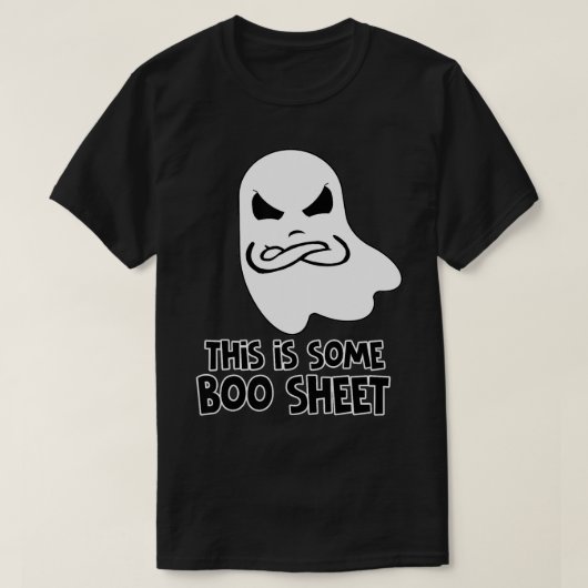 これはブーシーシートのハロウィンだ Tシャツ (デザイン正面)