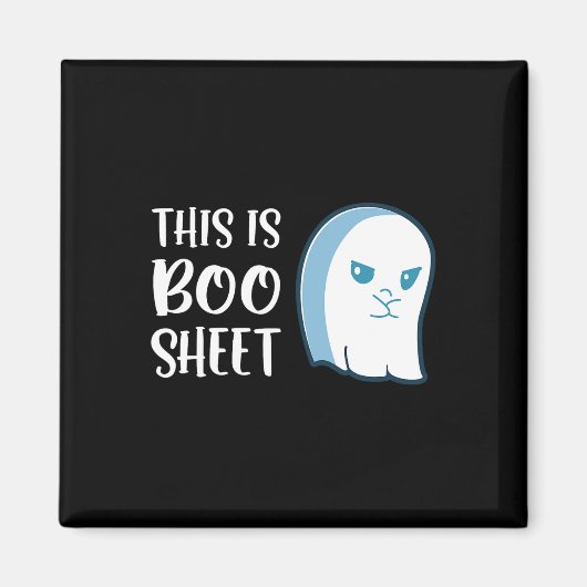 これはブーシートおもしろいハロウィンことわざ マグネット (正面)