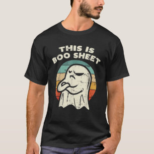 これはブーシートおもしろい幽霊ハロウィン衣装Te Tシャツ