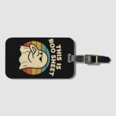 これはブーシートだよ　レトロハロウィン ラゲッジタグ (正面横)