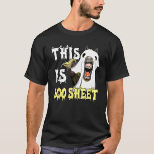 これはブーシートウマおもしろいーズ幽霊ハロウィーンCos Tシャツ