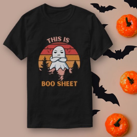 これはブーシートレトロハロウィーン Tシャツ